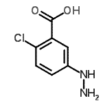 CAS#: 327092-95-5， 2-Chloro-5-Hydrazinobenzoic Acid