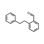 structure of CAS# 32832-96-5, 2-(2-Phenylethyl)Benzaldehyde;2-PHENETHYLBENZALDEHYDE