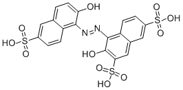 CAS#: 32884-46-1， 1-(2-Hydroxy-6-Sulfo-1-Naphthylazo)-2-Naphthol-3,6-Disulfonic Acid