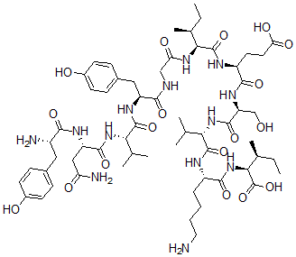 CAS#: 328944-75-8， L-Tyrosyl-L-asparaginyl-L-valyl-L-tyrosylglycyl-L-isoleucyl-L-a-glutamyl-L-seryl-L-valyl-L-lysyl-L-Isoleucine