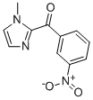 结构式 CAS# 32902-21-9, (1-甲基-1H-咪唑-2-基)-(3-硝基-苯基)-甲酮