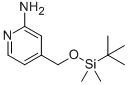 structure of CAS# 329794-09-4, 4-(Tert-Butyl-Dimethyl-Silanyloxymethyl)-Pyridin-2-Ylamine;4-(TERT-BUTYL-DIMETHYL-SILANYLOXYMETHYL)-PYRIDIN-2-YLAMINE;4-((Tert-Butyldimethylsilyloxy)Methyl)Pyridin-2-Amine
