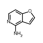 structure of CAS# 33007-09-9, Furo[3,2-c]Pyridin-4-Amine;Furo[3,2-c]pyridin-4-amine