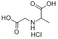 structure of CAS# 33012-75-8, 2-[(Carboxymethyl)Amino]Propanoic Acid Hydrochloride