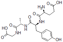 CAS#: 33135-70-5， (4S)-4-Amino-5-[[(2S)-1-[[(2S)-1-(Carboxymethylamino)-1-Oxopropan-2-Yl]Amino]-3-(4-Hydroxyphenyl)-1-Oxopropan-2-Yl]Amino]-5-Oxopentanoic Acid
