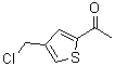 CAS 登录号：33148-79-7， 1-[4-(氯甲基)-2-噻吩基]乙酮