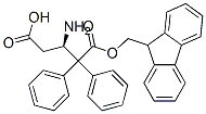 structure of CAS# 332062-10-9, Fmoc-D-3-Amino-4,4-Diphenyl-Butyric Acid;N-(9-FLUORENYLMETHOXYCARBONYL)-(R)-3-AMINO-4,4-DIPHENYL-BUTANOIC ACID;N-BETA-(9-FLUORENYLMETHOXYCARBONYL)-D-HOMO(4,4-DIPHENYL)ALANINE;FMOC-(R)-3-AMINO-4,4-DIPHENYLBUTANOIC ACID