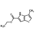 CAS 登录号：332099-42-0， 乙基3-甲基-4H-噻吩并[3,2-b]吡咯-5-羧酸酯