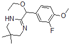 CAS#: 33210-47-8， 2-[Ethoxy-(3-Fluoro-4-Methoxyphenyl)Methyl]-5,5-Dimethyl-4,6-Dihydro-1H-Pyrimidine