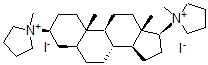 CAS#: 33235-64-2， 1-[(3S,5S,8R,9S,10S,13S,14S,17S)-10,13-Dimethyl-3-(1-Methylpyrrolidin-1-Ium-1-Yl)-2,3,4,5,6,7,8,9,11,12,14,15,16,17-Tetradecahydro-1H-Cyclopenta[a]Phenanthren-17-Yl]-1-Methylpyrrolidin-1-Ium Diiodide