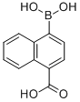 结构式 CAS# 332398-57-9, 4-羧基萘-1-硼酸