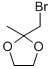 structure of CAS# 33278-96-5, 2-(Bromomethyl)-2-Methyl-1,3-Dioxolane;Nsc99758;1,3-Dioxolane, 2-(Bromomethyl)-2-Methyl-;Nciopen2_002131