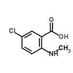 CAS 登录号：33280-14-7， 5-氯-2-(甲基氨基)苯甲酸