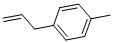 structure of CAS# 3333-13-9, 1-Methyl-4-(2-Propen-1-Yl)-Benzene;1-Allyl-4-Methyl-Benzene;1-Allyl-4-Methylbenzene;1-Methyl-4-Prop-2-Enyl-Benzene