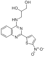 CAS#: 33372-40-6， 3-[[2-(5-Nitrothiophen-2-Yl)Quinazolin-4-Yl]Amino]Propane-1,2-Diol