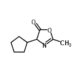 CAS#: 334704-98-2， 4-Cyclopentyl-2-Methyl-1,3-Oxazol-5(4H)-One