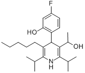 CAS 登录号：334992-00-6， 4-(4-氟-2-羟基苯基)-alpha-甲基-2,6-二(1-甲基乙基)-5-戊基-3-吡啶甲醇