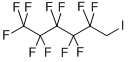 structure of CAS# 335-50-2, 1-Iodo-1H,1H-Perfluorohexane;1-IODO-1H,1H-PERFLUOROHEXANE, 97% MIN.;1-IODO-1H,1H-PERFLUOROHEXANE
