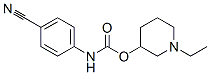 CAS 登录号：33592-97-1， (1-乙基哌啶-3-基)N-(4-氰基苯基)氨基甲酸酯