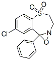 CAS#: 3362-08-1， 7-Chloro-4,5-epoxy-5-phenyl-2,3,4,5-tetrahydro-1,4-benzothiazepine 1,1-dioxide