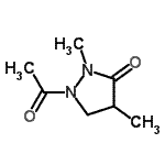 CAS#: 33651-72-8， 1-Acetyl-2,4-Dimethyl-3-Pyrazolidinone