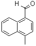 structure of CAS# 33738-48-6, 4-Methyl-1-Naphthaldehyde;4-Methyl-1-Naphthalenecarboxaldehyde;Zinc02528208;1-Naphthalenecarboxaldehyde, 4-Methyl-