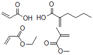 CAS#: 33773-84-1， 2-methyl-2-Propenoic acid methyl ester, polymer with butyl 2-propenoate, ethyl 2-propenoate and 2-propenoic acid