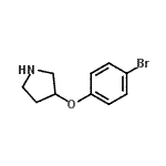 CAS#: 337912-68-2， 3-(4-Bromophenoxy)Pyrrolidine