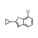 CAS#: 337913-52-7， 7-Chloro-2-Cyclopropyl-1,3-Benzothiazole