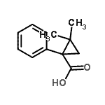 CAS#: 33795-08-3， 2,2-Dimethyl-1-Phenylcyclopropanecarboxylic Acid