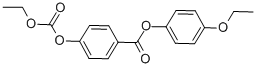 structure of CAS# 33926-25-9, Ethyl 4-(4'-Ethoxyphenoxycarbonyl)Phenyl Carbonate;Carbonic Acid 4-(4-Ethoxyphenoxycarbonyl)Phenylethyl Ester;P-(Ethoxycarbonyloxy)Benzoic Acid P-Ethoxyphenyl Ester;Ethyl4-(4'-Ethoxyphenoxycarbonyl)Phenylcarbonatehplc