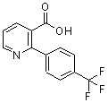 structure of CAS# 339538-65-7, 2-[4-(Trifluoromethyl)Phenyl]Nicotinic Acid;2-(4-Trifluoromethylphenyl)nicotinic acid;2-(4-TRIFLUOROMETHYLPHENYL)NICOTINICACID;2-[4-(trifluoromethyl)phenyl]pyridine-3-carboxylic acid