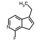 CAS#: 340268-58-8， 5-Ethyl-1-Fluoro-7H-Cyclopenta[c]Pyridine