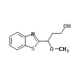 CAS#: 34038-10-3， 3-(1,3-Benzothiazol-2-Yl)-3-Methoxy-1-Propanol