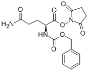 结构式 CAS# 34078-85-8, 苄氧羰基-谷氨酰胺酰-琥珀酰亚胺