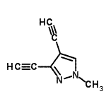 CAS#: 34091-64-0， 3,4-Diethynyl-1-Methyl-1H-Pyrazole