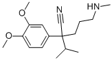 CAS#: 34245-14-2， 5-Methylamino-2-(3,4-dimethoxyphenyl)-2-isopropylvaleronitrile
