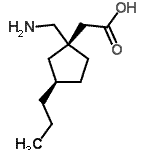 CAS#: 342652-52-2， [(1R,3R)-1-(Aminomethyl)-3-Propylcyclopentyl]Acetic Acid