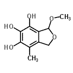CAS#: 342785-41-5， 3-Methoxy-7-Methyl-1,3-Dihydro-2-Benzofuran-4,5,6-Triol