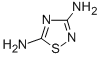 structure of CAS# 34283-30-2, 1,2,4-Thiadiazole-3,5-Diamine;(3-Amino-1,2,4-Thiadiazol-5-Yl)Amine;1,2,4-Thiadiazole, 3,5-Diamino-;Amtizol