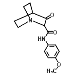 CAS#: 34291-66-2， N-(4-Methoxyphenyl)-3-Oxoquinuclidine-2-Carboxamide