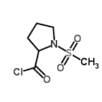 CAS#: 343272-41-3， 1-(Methylsulfonyl)Prolyl Chloride