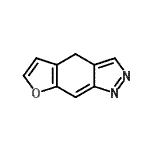 CAS 登录号：34399-95-6， 4H-呋喃并[3,2-f]吲唑