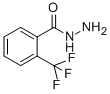 structure of CAS# 344-95-6, 2-(Trifluoromethyl)Benzoic Acid Hydrazide;2-(Trifluoromethyl)Benzoic Acid Hydrazide 95%;2-(Trifluoromethyl)Benzene-1-Carbohydrazide;2-(Triflouromethyl)Benzoic  Acid  Hydrazide