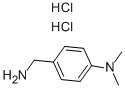 structure of CAS# 34403-52-6, 4-Dimethylaminobenzylamine Dihydrochloride;(4-Dimethylaminophenyl)Methylammonium;(4-Dimethylaminobenzyl)Ammonium;Zinc00154092