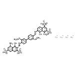 CAS#: 3443-04-7， Tetrasodium 4-Amino-6-[4-[4-[(8-Amino-1-Hydroxy-3,6-Disulfonato-2-Naphthyl)Azo]-3-Methoxy-Phenyl]-2-Methoxy-Phenyl]Azo-5-Hydroxy-Naphthalene-1,3-Disulfonate