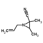 CAS#: 344353-58-8， 1-Allyl-2,3-Dimethyl-2-Aziridinecarbonitrile