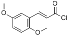 structure of CAS# 344402-16-0, 3-(2,5-Dimethoxyphenyl)-2-Propenoyl chloride