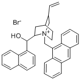 structure of CAS# 344452-66-0, N-(9-Anthracenemethyl)Cinchonidinium bromide