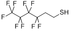 structure of CAS# 34451-25-7, 3,3,4,4,5,5,6,6,6-Nonafluoro-1-Hexanethiol